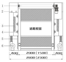 快速卷簾門(mén)貨淋室結(jié)構(gòu)圖